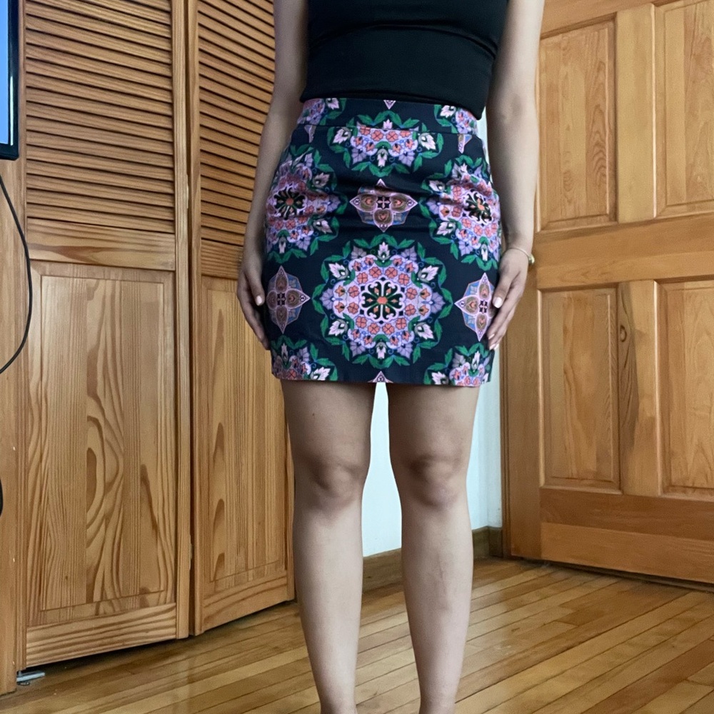 J Crew Printed Skirt